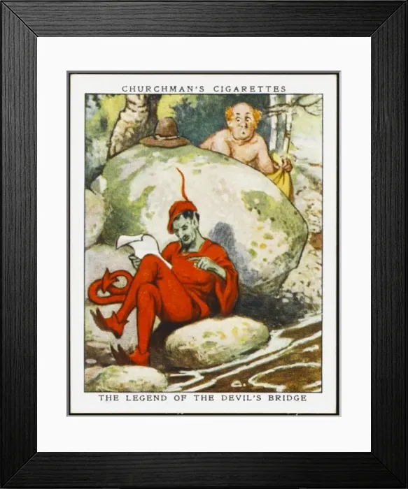 Framed Print : Legend of Dibbles Bridge Framed Print : Legend of Dibbles Bridge