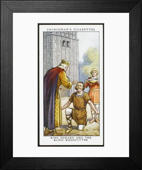 Framed Print : Blind Woodcutter Framed Print : Blind Woodcutter