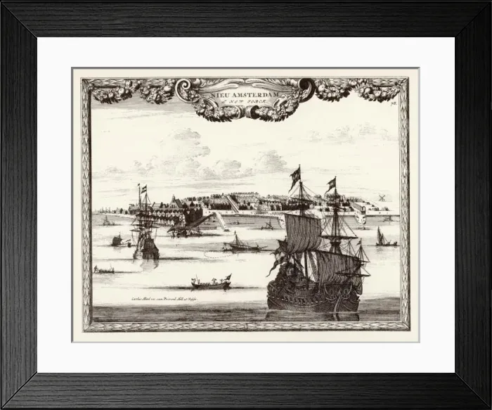 Framed Print : New York / General C1700 Framed Print : New York / General C1700
