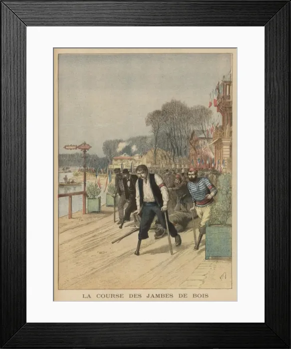 Framed Print : Sport for Disabled / 1895 Framed Print : Sport for Disabled / 1895