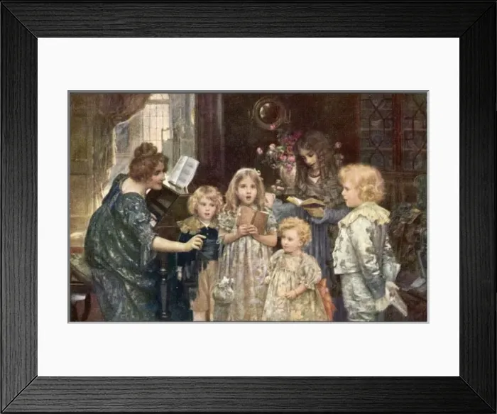 Framed Print : Children Singing Framed Print : Children Singing