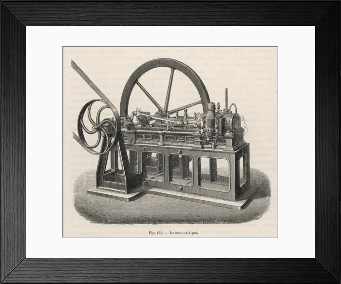 Framed Print : Lenoirs Gas Engine Framed Print : Lenoirs Gas Engine