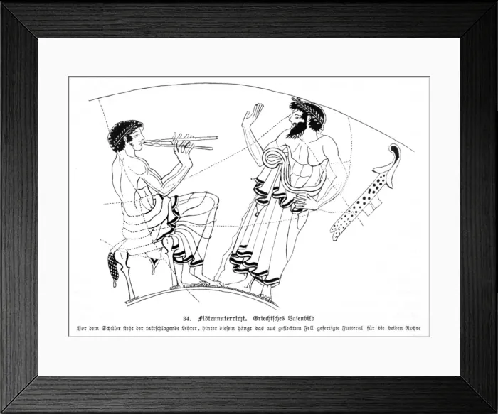 Framed Print : Learning the Flute Framed Print : Learning the Flute