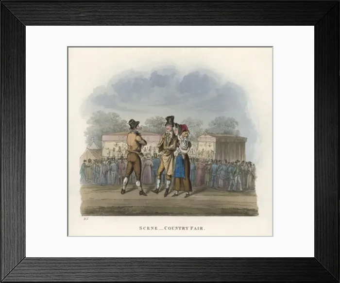 Framed Print : Meeting Friends / Fair Framed Print : Meeting Friends / Fair