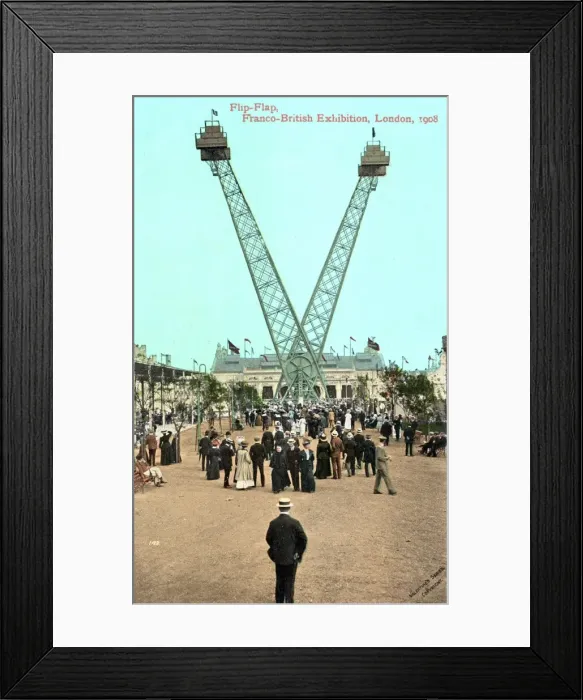 Framed Print : Franco-British / Flip-Flap Framed Print : Franco-British / Flip-Flap