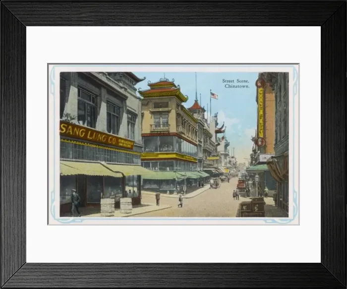 Framed Print : San Francisco / Chinatown Framed Print : San Francisco / Chinatown