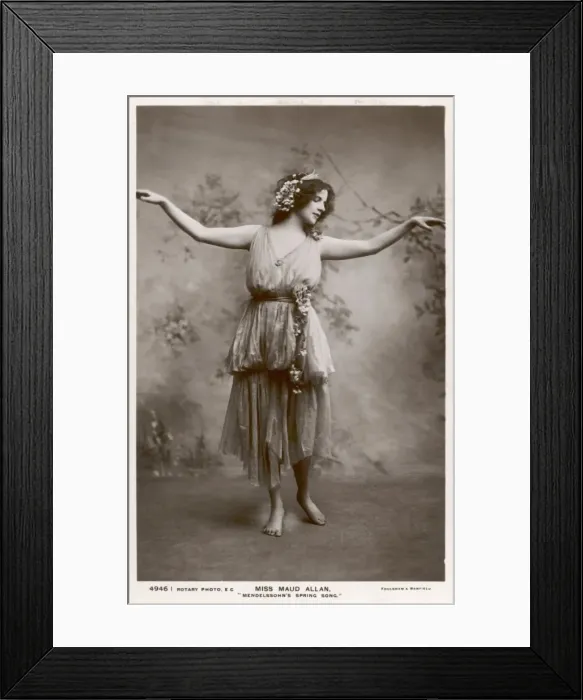 Framed Print : Maud Allan Spring Song Framed Print : Maud Allan Spring Song