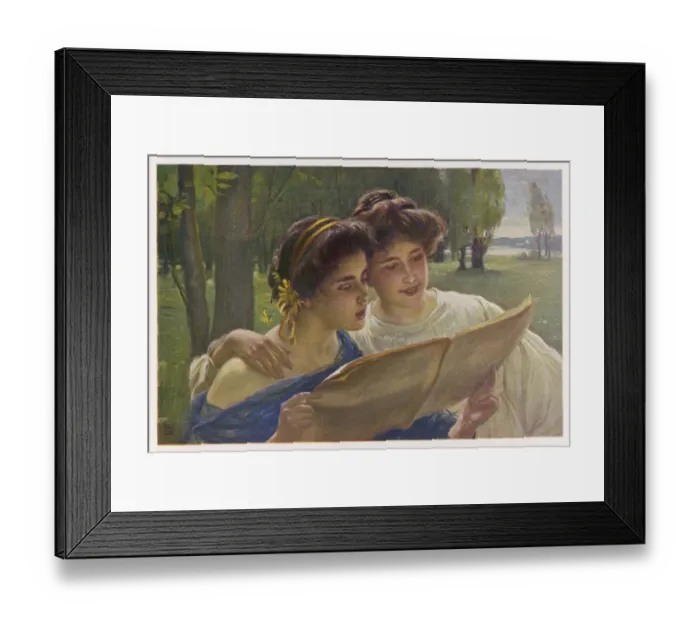 Framed Print : Spring Song (Zewy) 1904 Framed Print : Spring Song (Zewy) 1904