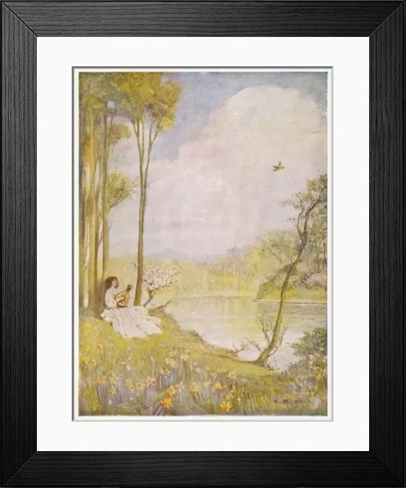 Framed Print : Spring Song (Price) Framed Print : Spring Song (Price)