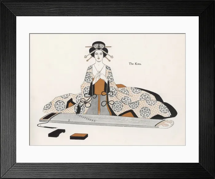 Framed Print : Japan - the Koto Framed Print : Japan - the Koto