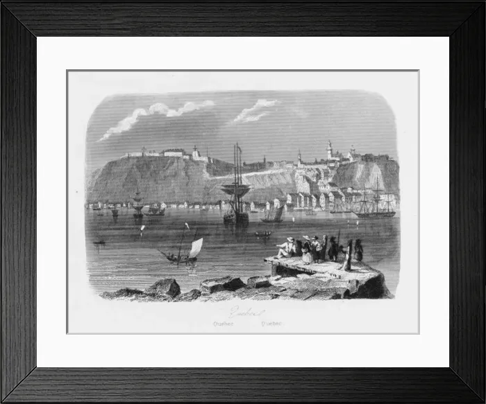 Framed Print : Quebec / General 1846 Framed Print : Quebec / General 1846