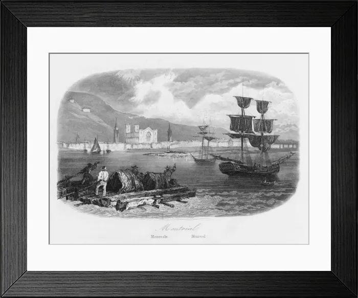 Framed Print : Montreal / General 1846 Framed Print : Montreal / General 1846