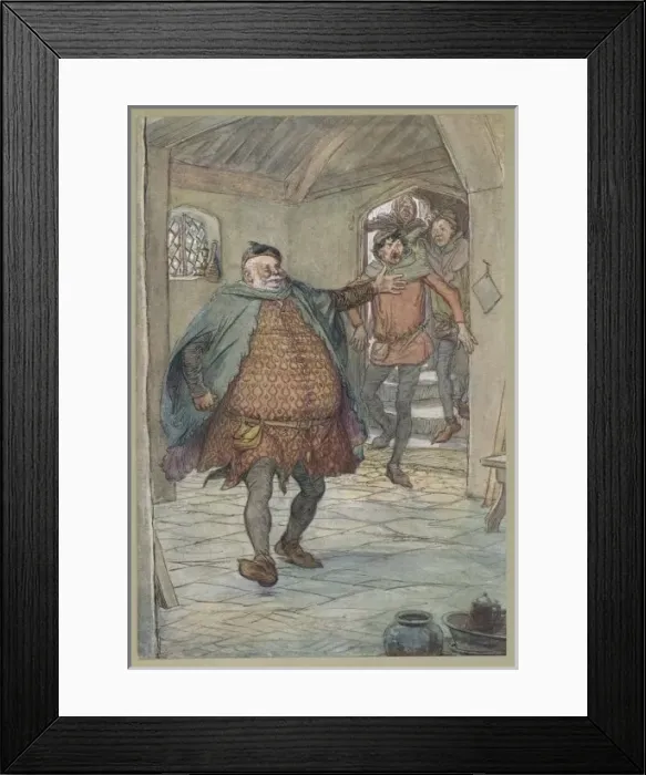 Framed Print : Wives of Windsor / Falstaf Framed Print : Wives of Windsor / Falstaf