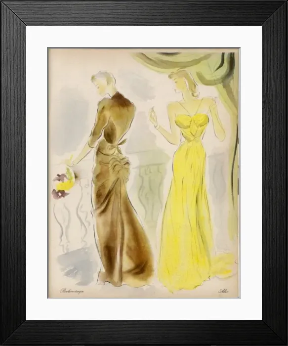 Framed Print : Evening Wear 1939 Framed Print : Evening Wear 1939