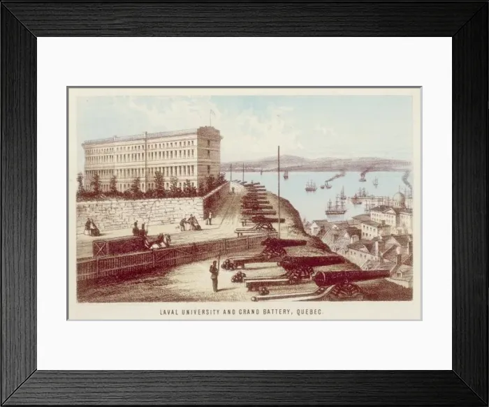 Framed Print : Quebec / Laval Uni / Battery Framed Print : Quebec / Laval Uni / Battery
