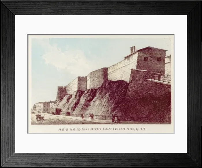 Framed Print : Quebec / Fortifications Framed Print : Quebec / Fortifications