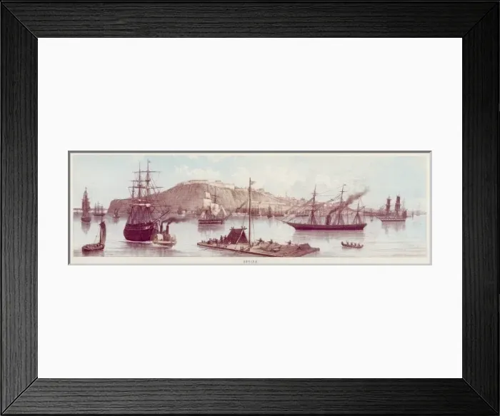 Framed Print : Quebec / General / From Sea Framed Print : Quebec / General / From Sea