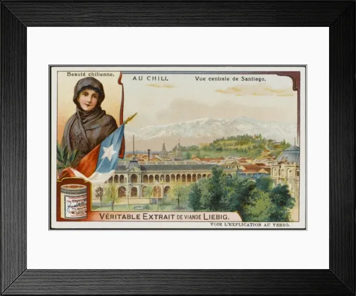 Framed Print : Chile / Santiago C1900 Framed Print : Chile / Santiago C1900