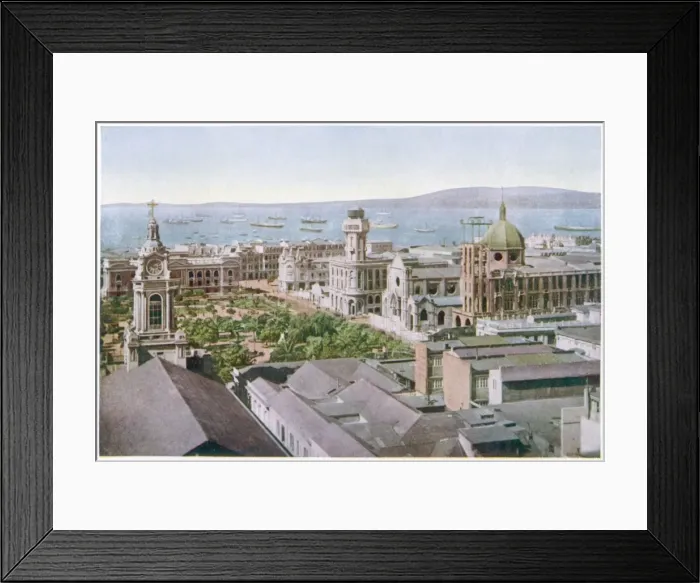 Framed Print : Chile / Valparaiso 1935 Framed Print : Chile / Valparaiso 1935
