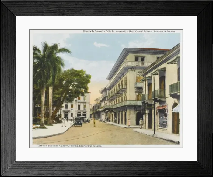 Framed Print : Panama City / Cathedral Pl Framed Print : Panama City / Cathedral Pl