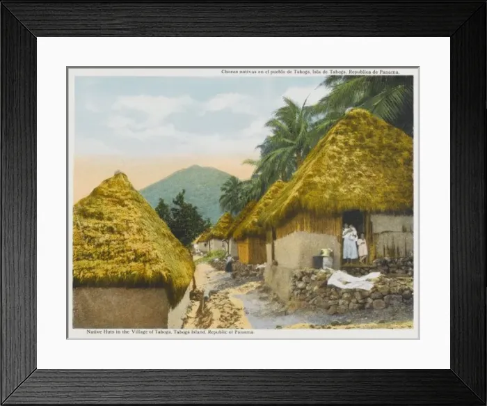 Framed Print : Panama / Taboga C1915 Framed Print : Panama / Taboga C1915