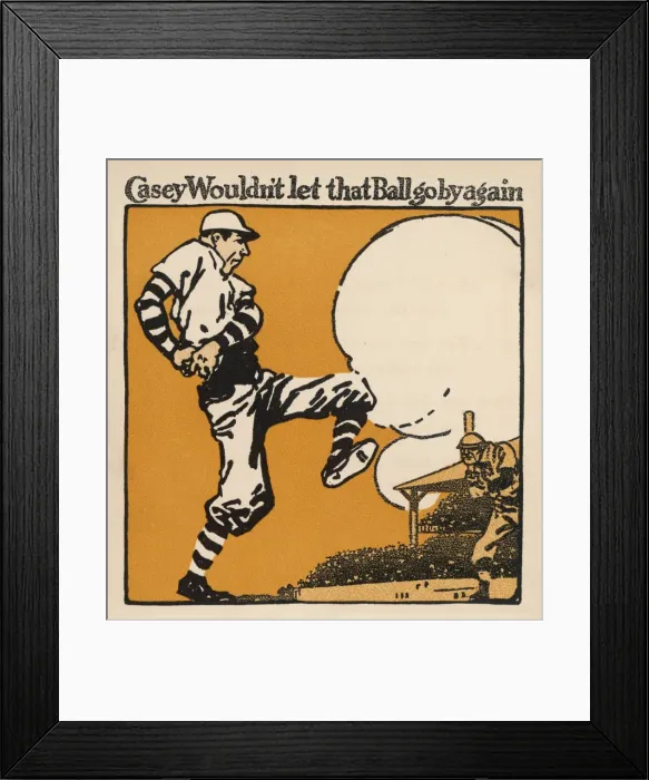 Framed Print : Baseball / Casey Wouldn t Framed Print : Baseball / Casey Wouldn t
