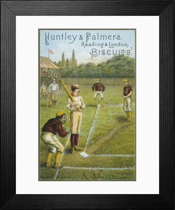 Framed Print : Baseball 1878 Framed Print : Baseball 1878