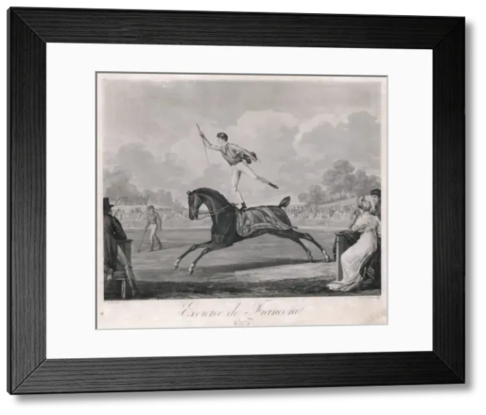Framed Print : Franconi Performs / Circus Framed Print : Franconi Performs / Circus