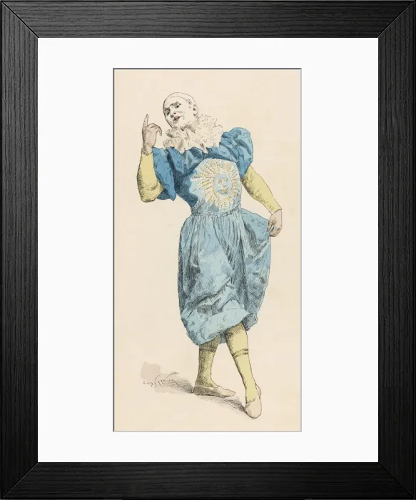 Framed Print : Garnier / Circus Clowns Framed Print : Garnier / Circus Clowns