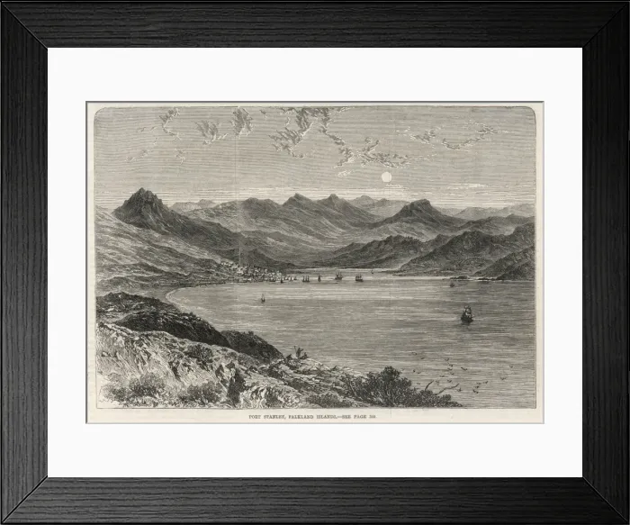 Framed Print : Falklands / Port Stanley Framed Print : Falklands / Port Stanley