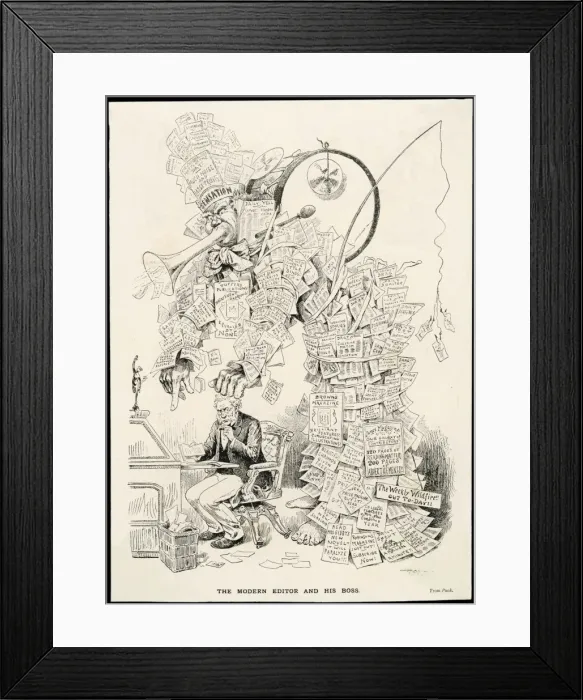 Framed Print : Sensationalist News Framed Print : Sensationalist News
