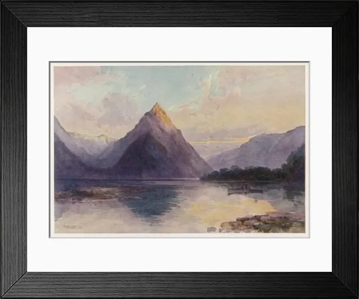 Framed Print : New Zealand / Mitre Peak Framed Print : New Zealand / Mitre Peak