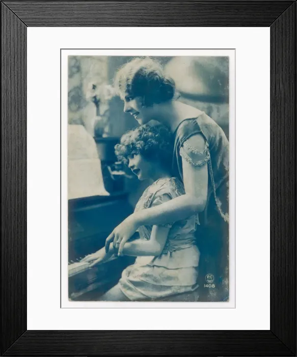 Framed Print : Piano Lesson Framed Print : Piano Lesson