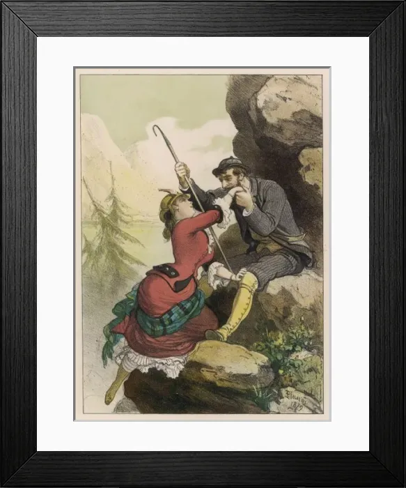 Framed Print : Climbers Pause for Love Framed Print : Climbers Pause for Love