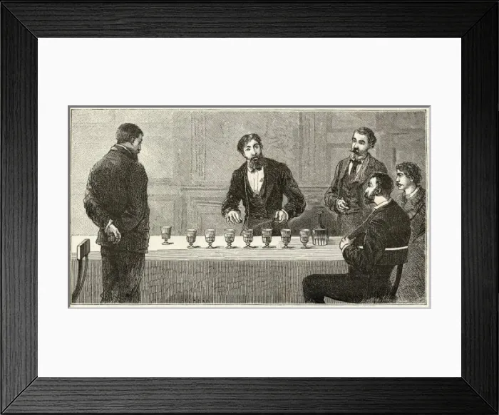 Framed Print : Musical Glasses Framed Print : Musical Glasses