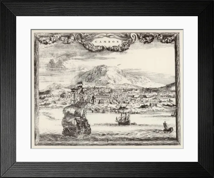Framed Print : Cameroon  /  Harbour C1700