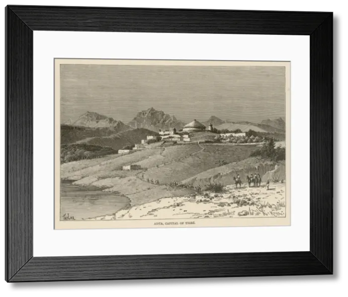 Framed Print : Ethiopia / Adowa C1880 Framed Print : Ethiopia / Adowa C1880