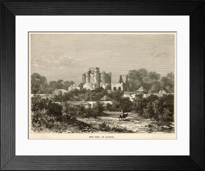 Framed Print : Ethiopia / Gondar C1880 Framed Print : Ethiopia / Gondar C1880