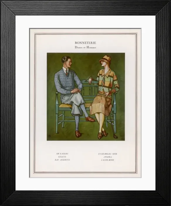 Framed Print : Golf Fashions 1927 Framed Print : Golf Fashions 1927