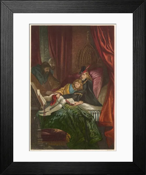 Framed Print : Princes in Tower / Sspeare Framed Print : Princes in Tower / Sspeare