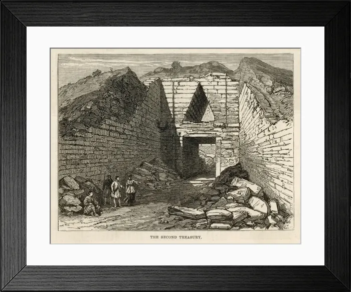 Framed Print : Second Treasury Mycenae Framed Print : Second Treasury Mycenae