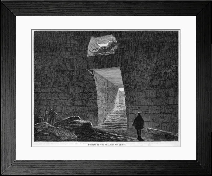 Framed Print : Interior of Tholos Tomb Framed Print : Interior of Tholos Tomb
