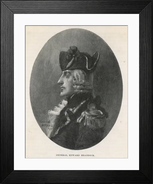 Framed Print : Edward Braddock Framed Print : Edward Braddock