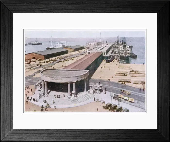 Framed Print : China / Dairen Harbour Framed Print : China / Dairen Harbour