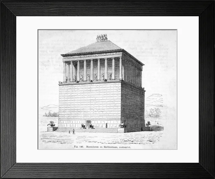Framed Print : Mausoleum / Halicarnassus Framed Print : Mausoleum / Halicarnassus
