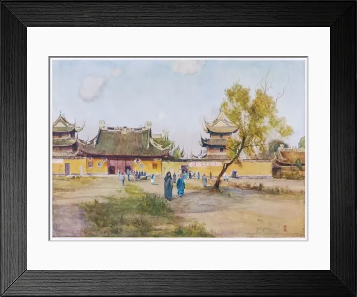 Framed Print : China / Shanghai Temples Framed Print : China / Shanghai Temples
