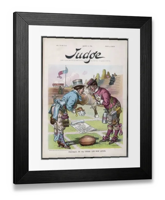 Framed Print : New US Football Rules Framed Print : New US Football Rules