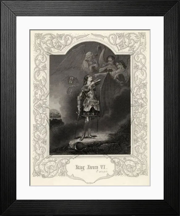 Framed Print : Shakespeare / Henry VI Framed Print : Shakespeare / Henry VI