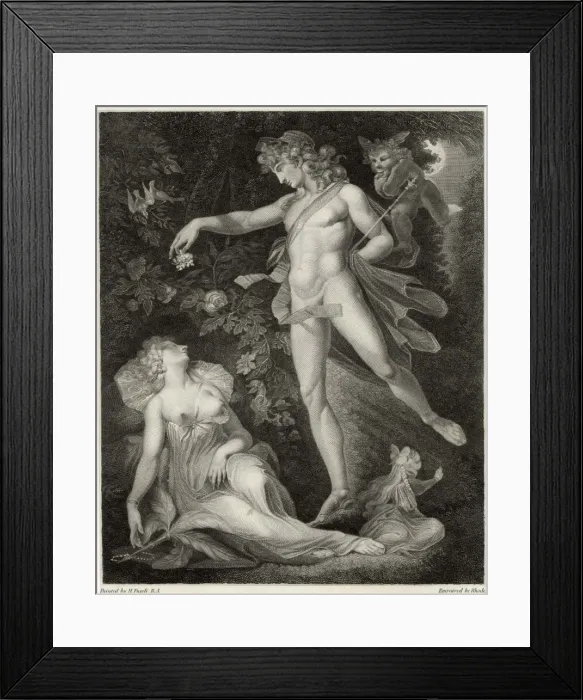 Framed Print : Fairies Oberon & Titania Framed Print : Fairies Oberon & Titania