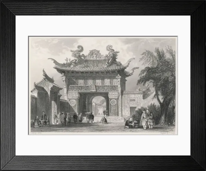 Framed Print : China / Ching-Hai / Temple Framed Print : China / Ching-Hai / Temple